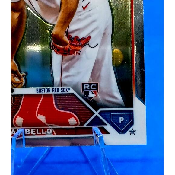 2023 Topps Chrome -Red Sox  Brayan Bello #57 (RC) - Picture 3 of 8